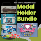 Medal Holder dxf SVG Bundle | 150+ Laser Cut Sports Designs (Digital Download)
