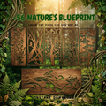 forest wall art SVG DXF AI File | Laser Cut Tree Line Wall Art | CNC Wood Panel Instant Download