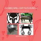 +10 BBQ Grill DXF Files | Metal CNC Plasma Bundle | Instant Download