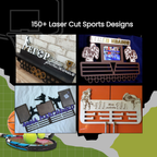 Medal Holder dxf SVG Bundle | 150+ Laser Cut Sports Designs (Digital Download)