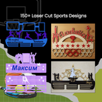 Medal Holder dxf SVG Bundle | 150+ Laser Cut Sports Designs (Digital Download)
