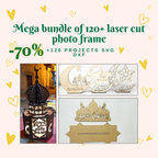 50+ Ramadan Laser Cut Files Bundle | DXF SVG EPS | Ramadan Decor | Instant Download