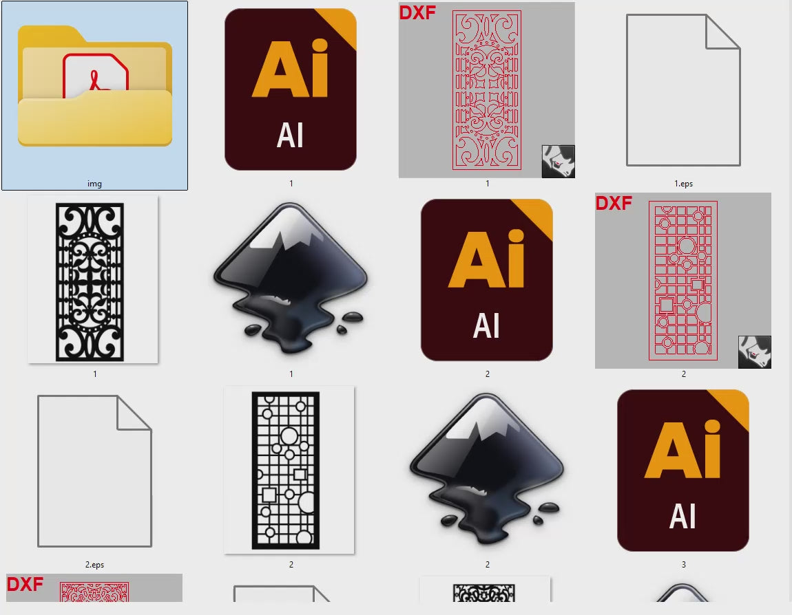 56 Ready-to-Use CNC & Laser Cutting | SVG DXF AI (Digital Download)