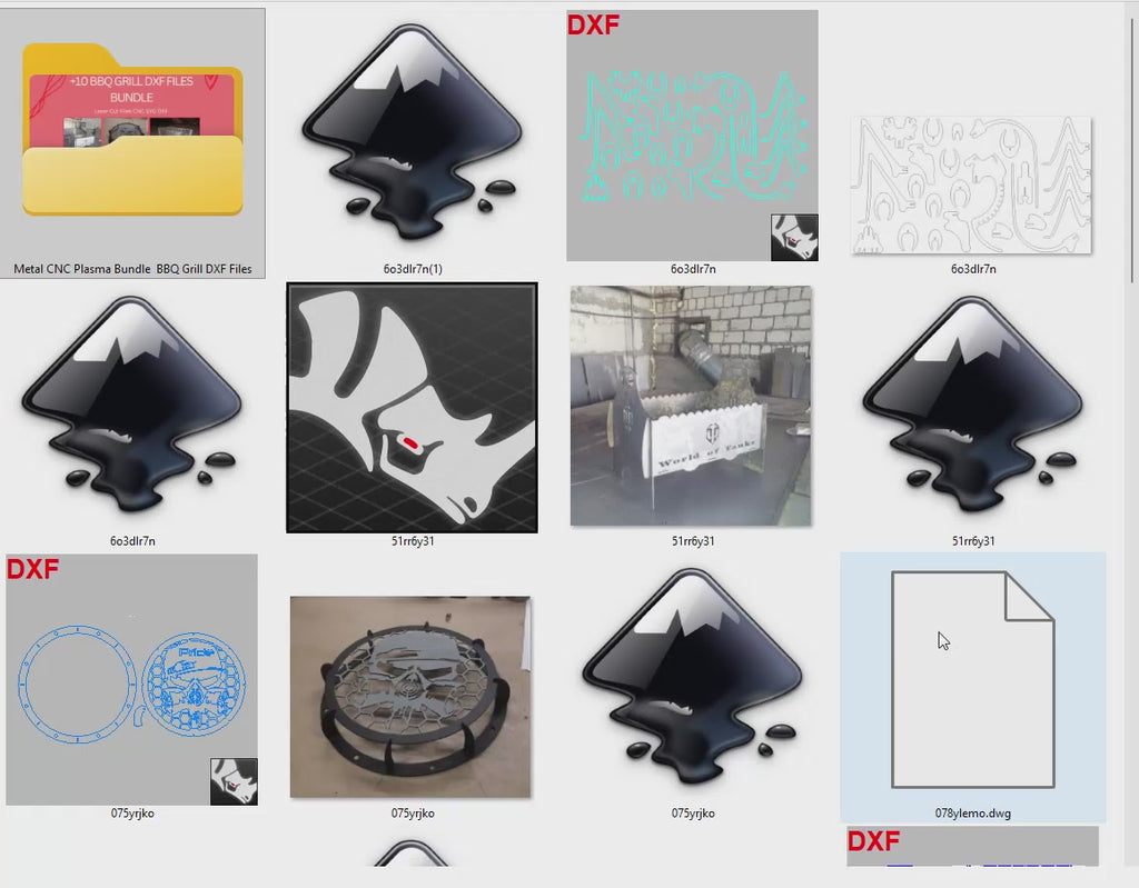 +10 BBQ Grill DXF Files | Metal CNC Plasma Bundle | Instant Download