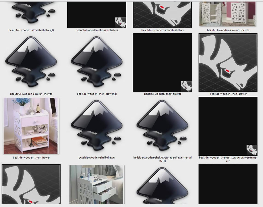 50+ CNC Storage Shelf Bundle | Laser Cut Storage Designs (svg, dxf)